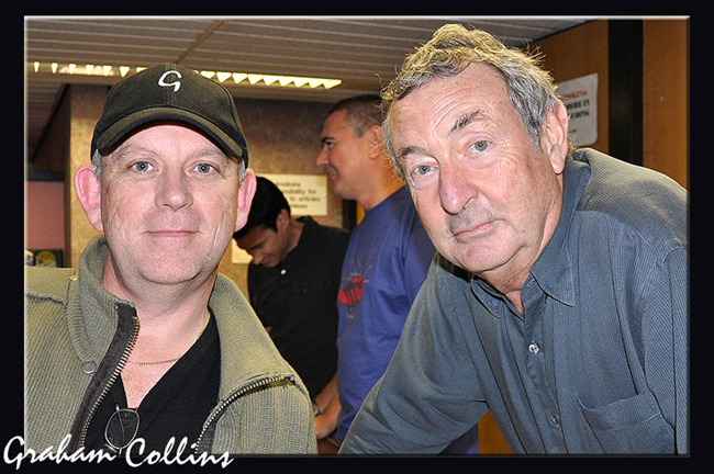 Graham Collins and Pink Floyd's Nick Mason