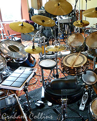 Graham Collins Octapad SPD-30 Pink Floyd DW Kit