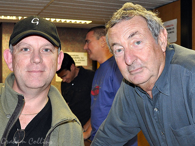 Graham Collins With Nick Mason Of Pink Floyd