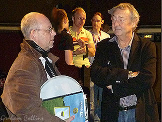 Graham Collins With Nick Mason Of Pink Floyd