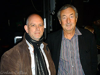 Graham Collins With Nick Mason Of Pink Floyd