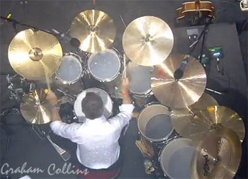 Nick Mason Paiste Cymbals Live 8