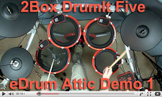 2Box DrumIt Five At eDRUM ATTIC